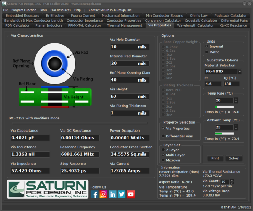 PCB Toolkit Screenshot